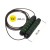 Скакалка швидкісна для кросфіту Cornix Speed Rope Classic з обтяженням XR-0352 Black/Green