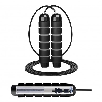 Скакалка скоростная для кроссфита Cornix Speed ​​Rope Classic с отягощением XR-0352 Black