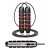Скакалка швидкісна для кросфіту Cornix Speed Rope Classic з обтяженням XR-0354 Black/Red