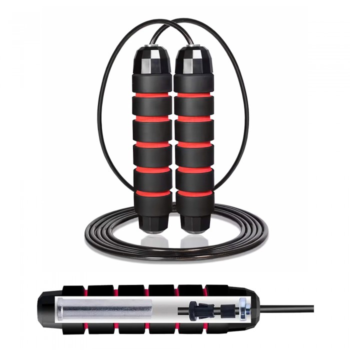 Скакалка швидкісна для кросфіту Cornix Speed Rope Classic з обтяженням XR-0354 Black/Red Скакалка швидкісна для кросфіту Cornix Speed Rope Classic з обтяженням XR-0354 Black/Red