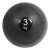 Слембол (медичний м'яч) для кросфіту 4FIZJO Slam Ball 3 кг Black (P-5907739315410)