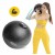 Слембол (медичний м'яч) для кросфіту 4FIZJO Slam Ball 7 кг Black (P-5907739315434)