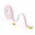 Лента кинезиологическая (кинезио тейп) 4FIZJO 1 см x 5 м Light Pink (P-5905973400794)
