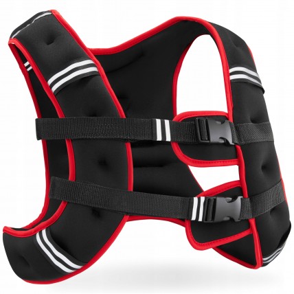 Жилет-обважнювач для тренувань 4FIZJO 10 кг Black/Red (P-5905973402163)