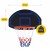 Баскетбольний щит Falcon Backyard 75 x 45 см настінний BASKET01 (P-5905973400664)