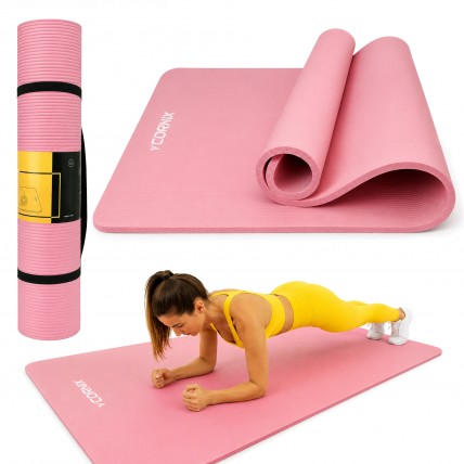 Коврик спортивный Cornix NBR XL 190 x 100 x 1.5 cм для йоги и фитнеса XR-0500 Pink Коврик спортивный Cornix NBR XL 190 x 100 x 1.5 cм для йоги и фитнеса XR-0500 Pink