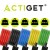 Эспандер-петля Actiget Power Band 2-25 кг (резина для фитнеса и спорта) набор 3 шт ACT0047