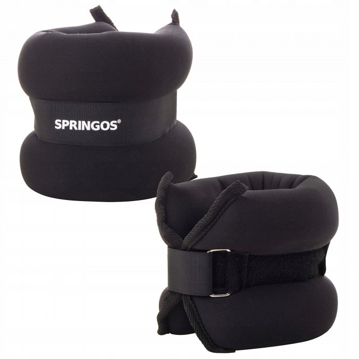Утяжелители-манжеты для ног и рук Springos 2 x 3 кг FA0075