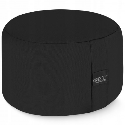 Подушка для йоги та медитації 4FIZJO Zafu кругла 32 x 20 см Black (P-5907739315540)