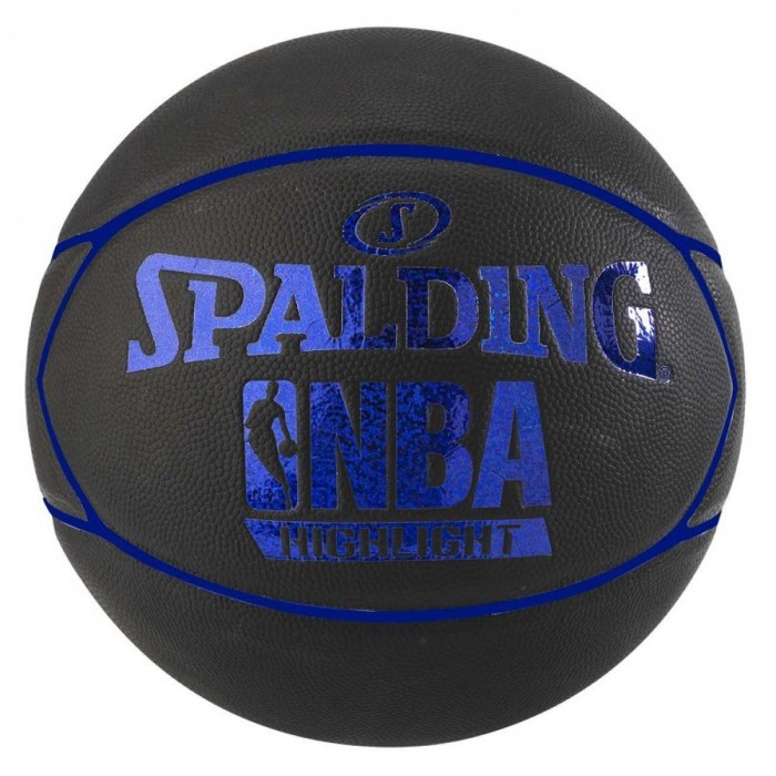 Мяч баскетбольный Spalding NBA Highlight Black/Blue Size 7