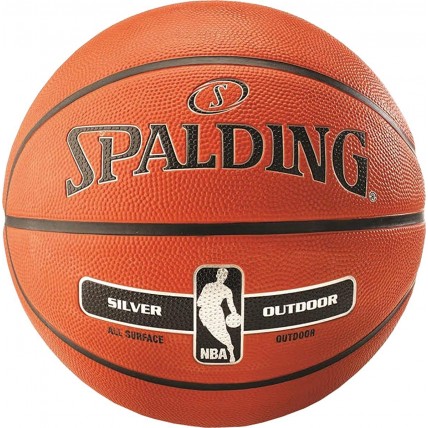 М'яч баскетбольний Spalding NBA Silver Outdoor Size 6