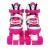 Роликові ковзани (квади) SportVida SV-LG0055 Size 35-38 White/Pink