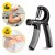 Эспандер кистевой 4FIZJO 10-40 кг с регулируемой нагрузкой Black/Grey (P-5907739311245)