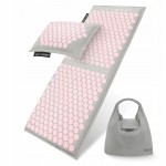 Килимок акупунктурний з подушкою 4FIZJO Eco Mat XL Аплікатор Кузнєцова Grey/Pink (P-5907739313607)