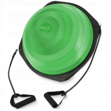 Балансировочная платформа 4FIZJO Bosu Ball 60 см Green (P-5907222931486)