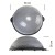 Балансировочная платформа (полусфера) Cornix Bosu Ball 58 см с эспандерами XR-0457 Blue