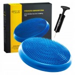 Балансировочная подушка-диск 4FIZJO PRO+ 33 см сенсомоторная, массажная Blue (P-5907222931929)