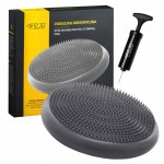 Балансировочная подушка-диск 4FIZJO PRO+ 33 см сенсомоторная, массажная Grey (P-5907739314475)