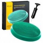 Балансировочная подушка-диск 4FIZJO PRO+ 33 см сенсомоторная, массажная Mint (P-5907739314468)