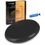 Балансировочная подушка-диск Cornix 33 см (сенсомоторная) массажная XR-0052 Black