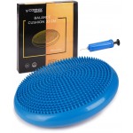 Балансировочная подушка-диск Cornix 33 см (сенсомоторная) массажная XR-0054 Blue