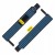 Бинти для зап'ясть (кистьові бинти) 4FIZJO Wrist Wraps Black/Blue (P-5907739317445)