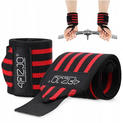 Бинти для зап'ясть (кистьові бинти) 4FIZJO Wrist Wraps Black/Red (P-5907739313003)