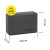 Блок для йоги Cornix EVA 22.8 x 15.2 x 7.6 см XR-0099 Black