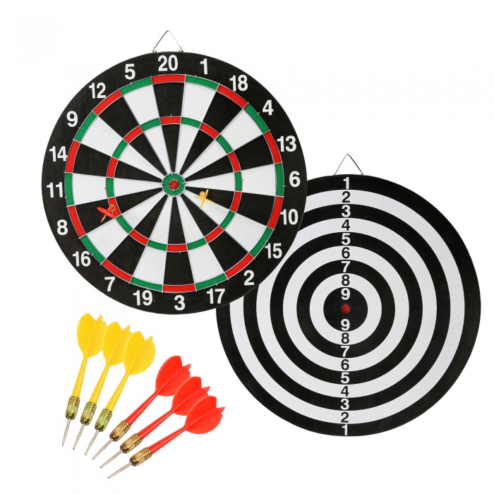 Дартс классический Cornix Dartboard Game 2 в 1 36.5 см + 2 комплекта дротиков XR-0391