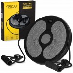 Диск здоров'я для талії 4FIZJO Mini Twister з еспандерами Black/Grey (P-5905973402149)