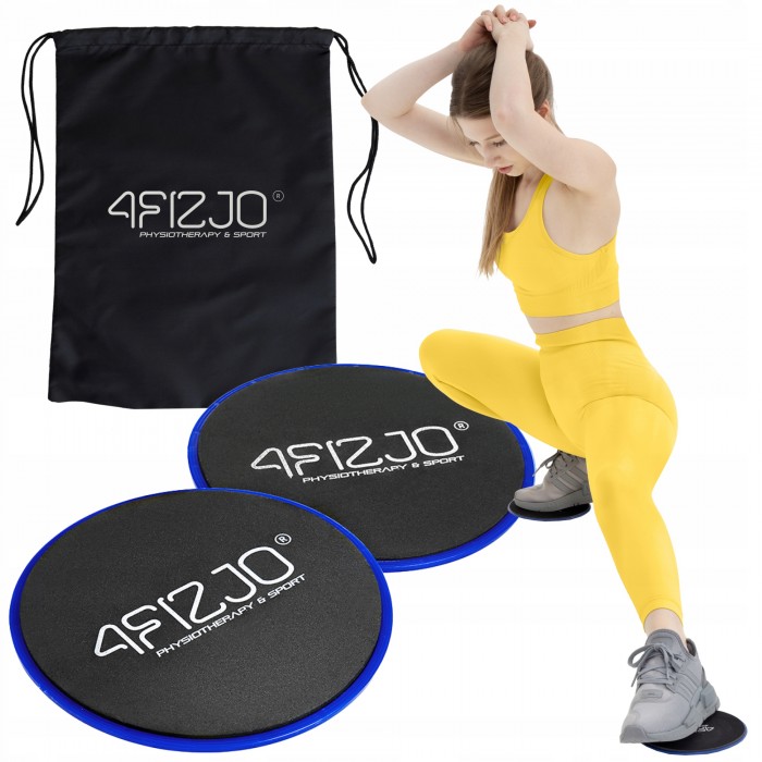 Диски-слайдери для ковзання (глайдингу) 4FIZJO Sliding Disc Blue (P-5907739312273)