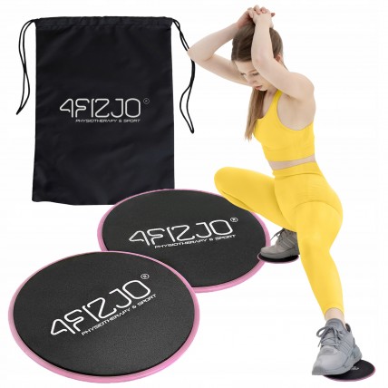 Диски-слайдери для ковзання (глайдингу) 4FIZJO Sliding Disc Pink (P-5907739313362)