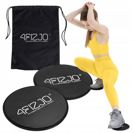 Диски-слайдери для ковзання (глайдингу) 4FIZJO Sliding Disc Black (P-5907739313355)