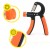 Еспандер кистьовий Cornix 5-60 кг з регульованим навантаженням XR-0144 Black/Orange