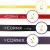 Еспандер-петля Cornix Power Band 2-38 кг (резина для фітнесу та спорту) набір 4 шт XR-0087