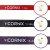 Еспандер-петля Cornix Power Band 7-38 кг (резина для фітнесу та спорту) набір 3 шт XR-0259