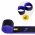 Еспандер з петлями для розтяжки 4FIZJO 90 см Black/Blue (P-5907739313775)