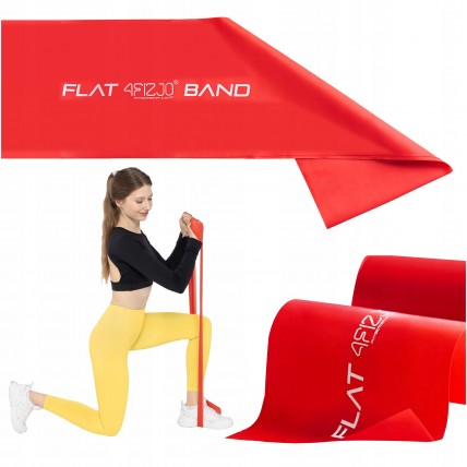 Лента-эспандер для спорта и реабилитации 4FIZJO Flat Band 30 м 2-4 кг Red (P-5907739311177)