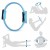 Кільце для пілатесу 4FIZJO Pilates Ring Sky Blue (P-5907739313041)
