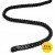 Канат тренировочный 4FIZJO Battle Rope 15 м для кроссфита Black (P-5907739312266)