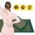 Коврик акупунктурный с подушкой 4FIZJO Eco Mat Аппликатор Кузнецова Navy Green/Gold (P-5907739312891)
