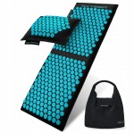Килимок акупунктурний з подушкою 4FIZJO Eco Mat XL Аплікатор Кузнєцова Black/Blue (P-5907739317452)