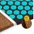 Килимок акупунктурний з подушкою 4FIZJO Eco Mat XL Аплікатор Кузнєцова Black/Blue (P-5907739317452)