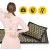 Коврик акупунктурный с подушкой 4FIZJO Eco Mat XL Аппликатор Кузнецова Black/Gold (P-5907739313591)