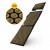Коврик акупунктурный с подушкой 4FIZJO Eco Mat XL Аппликатор Кузнецова Black/Gold (P-5907739313591)