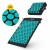 Коврик акупунктурный с подушкой 4FIZJO Ergo Mat Аппликатор Кузнецова Black/Blue (P-5907739313911)