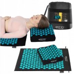 Килимок акупунктурний з подушкою 4FIZJO Ergo Mat Аплікатор Кузнєцова Black/Blue (P-5907739313911)