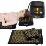 Килимок акупунктурний з подушкою 4FIZJO Ergo Mat Аплікатор Кузнєцова Black/Gold (P-5907739313881)