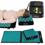 Килимок акупунктурний з подушкою 4FIZJO Ergo Mat XL Аплікатор Кузнєцова Black/Blue (P-5907739313874)