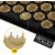 Коврик акупунктурный с подушкой 4FIZJO Ergo Mat XL Аппликатор Кузнецова Black/Gold (P-5907739313843)